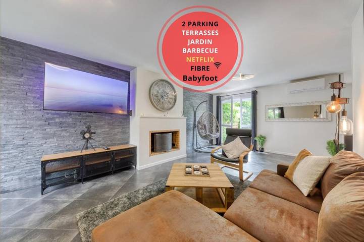 Apartamento de vacaciones para 8 personas, con vistas y jardín - 1