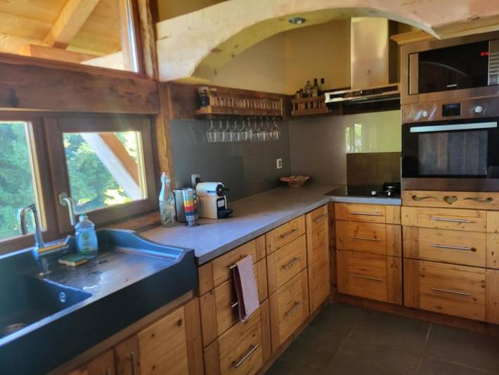 Chalet pour 5 personnes, avec balcon et jacuzzi