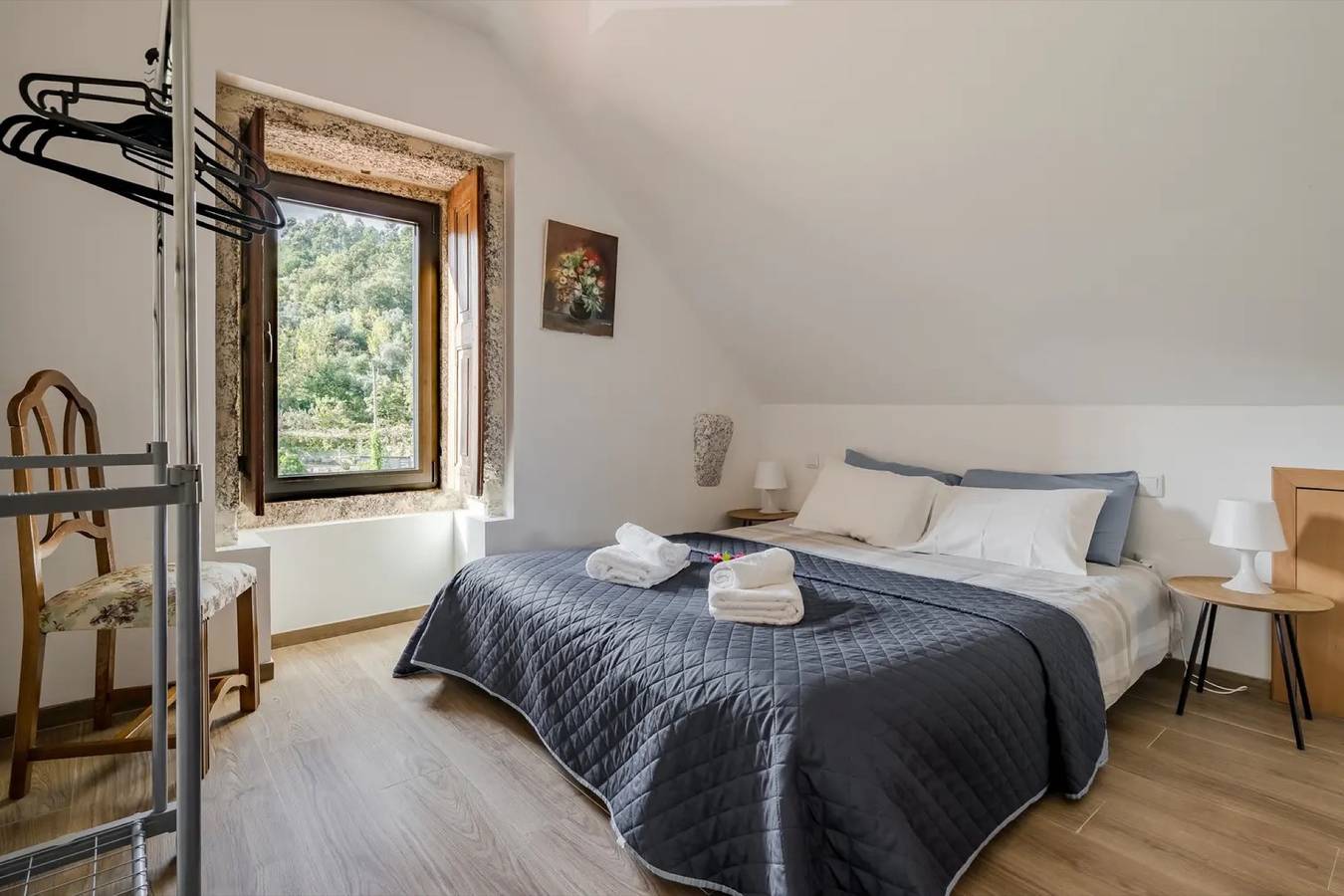 Ferienhaus 'Quinta Do Bairro - 1º Andar' mit Bergblick, Wi-Fi und Klimaanlage in Rossas, Braga Distrikt