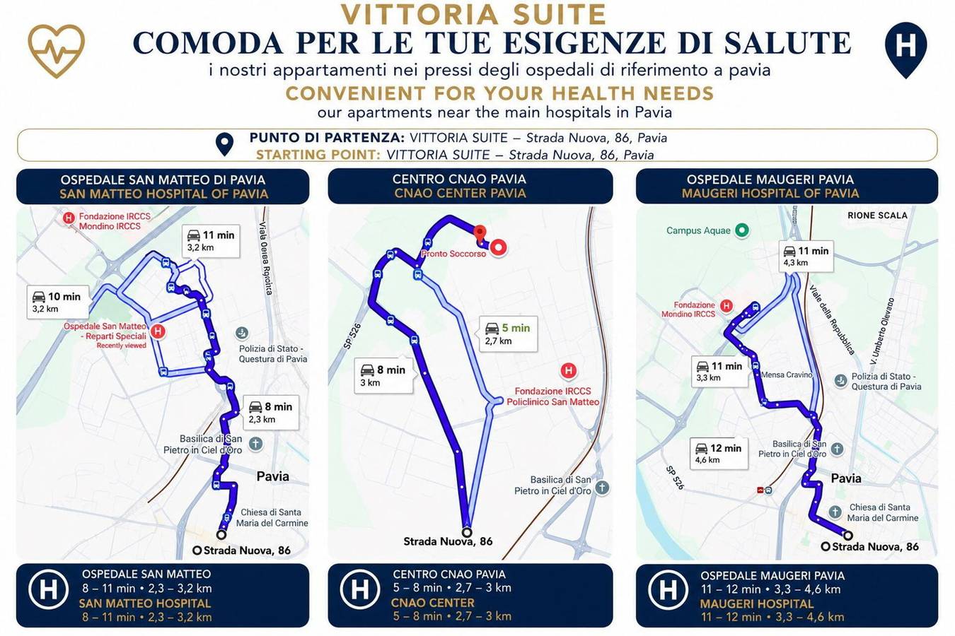 Appartamento intero, Vittoria Suite in Pavia, Provincia di Pavia