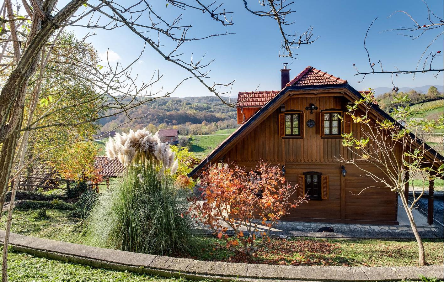 Gezellig appartement met 2 slaapkamers, terras en barbecue, vlak bij de rivier de Kupa in Karlovac region