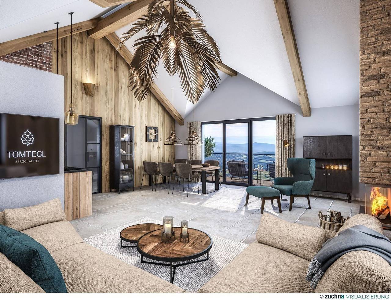 Tomtegl-Bergchalet No.5 mit Privatsauna, Infinitypool, Kamin, Fitnessraum, 1500m Seehöhe in Albeck, Bezirk Feldkirchen