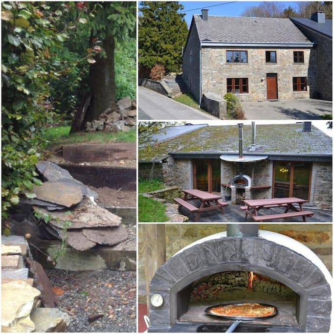 Location de vacances pour 9 personnes, avec sauna ainsi que vue et jardin, animaux acceptés dans Odeigne