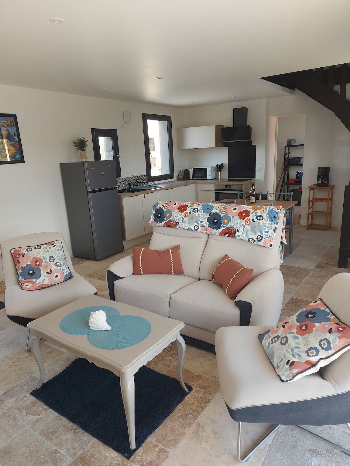 Ker Marin - Maison Le Refuge Des Marées: terraza, jardín y Wi-Fi in Penvins, Sarzeau