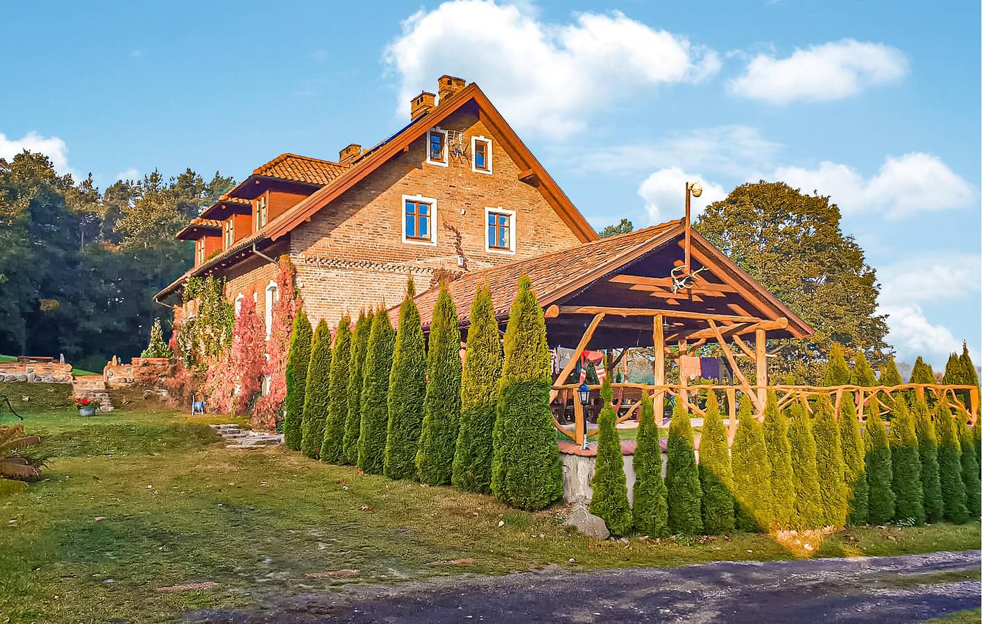Geheel vakantieappartement, Vakantieappartement voor 14 personen met sauna in Ilawa Lake District