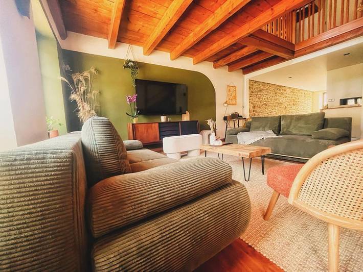 Appartement de vacances pour 2 personnes, avec jardin et terrasse ainsi que sauna et jacuzzi