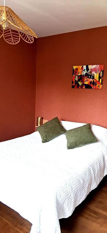 Appartement de vacances pour 2 personnes, avec terrasse ainsi que vue et jardin