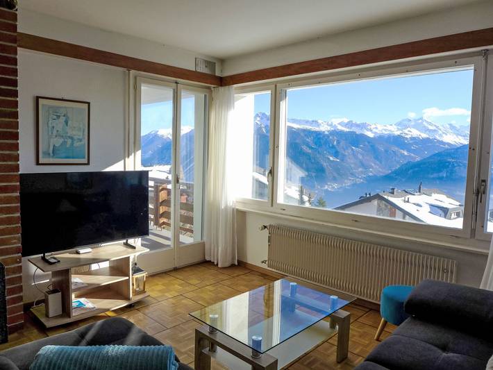 Vakantiewoning voor 4 personen, met balkon in Crans-Montana