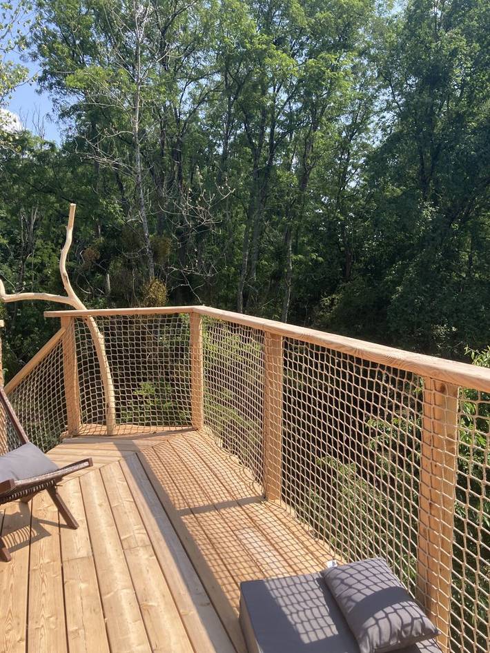 Cabane dans les arbres pour 2 personnes, avec jacuzzi et jardin en Indre-et-Loire - 3