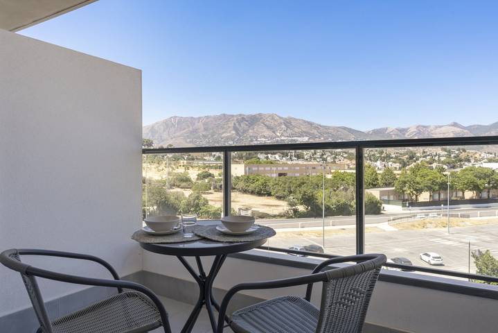 Apartamento para 4 personas, con balcón y piscina en Las Lagunas