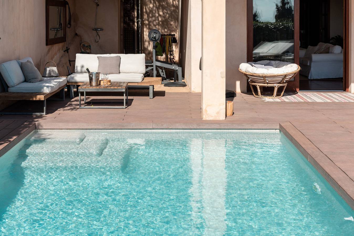 Villa 'Luxury  with Pool and Seaview' with Sea View, Wi-Fi and Air Conditioning in Cap Martinet, Santa Eulària des Riu