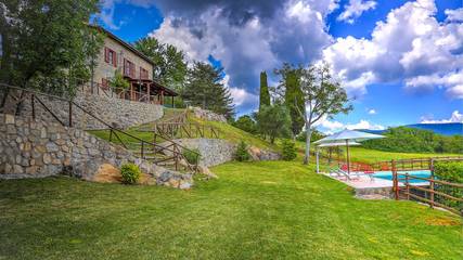 Villa Con Piscina per 6 Persone in Santa Fiora, Maremma, Foto 4