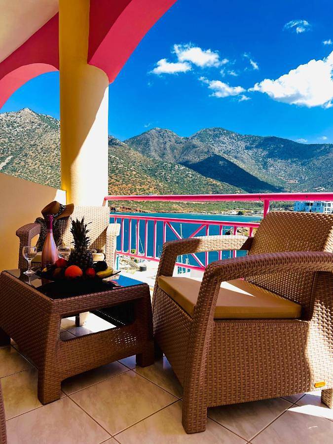 Appartement de vacances pour 2 personnes, avec Terrasse à Bali (Crète)