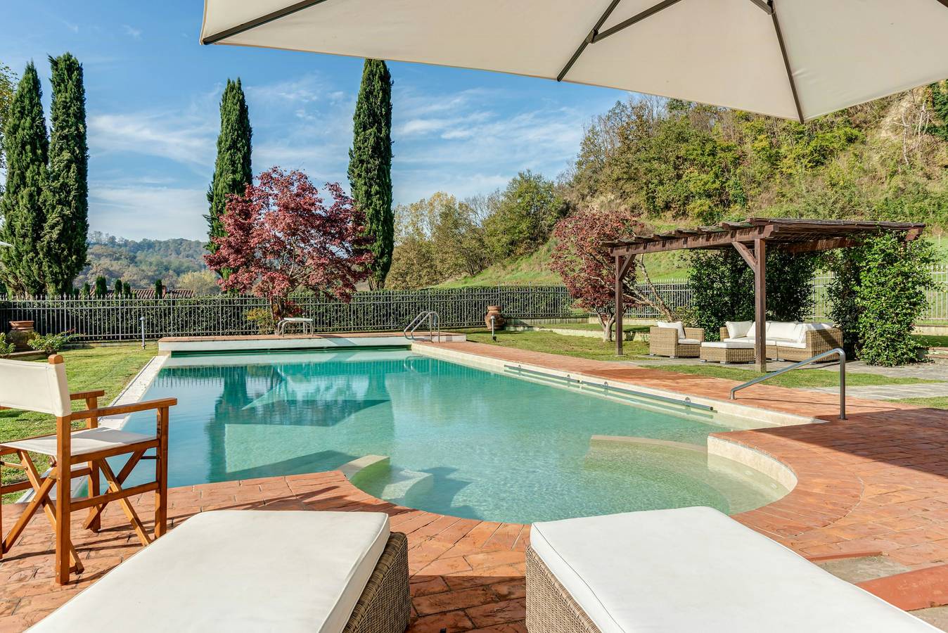 Villa con piscina privada cerca de Florencia in Reggello, Valdarno