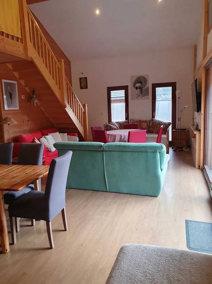 Ferienwohnung für 6 Personen, mit Balkon/Terrasse und Garten