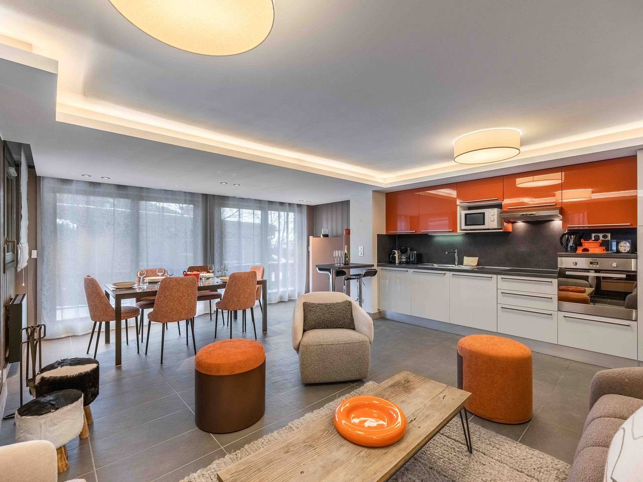 Apartamento entero, Apartamento de diseño en el centro de Moriond, hasta 6 personas in Courchevel 1650 (Moriond), Saint-Bon-Tarentaise