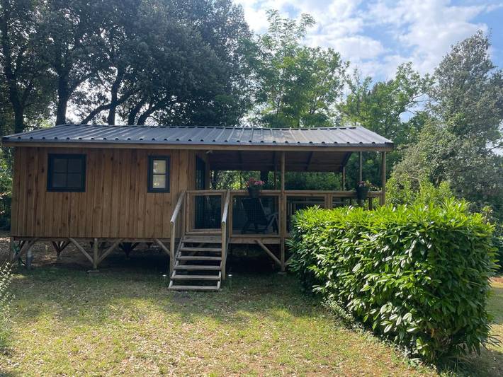 Camping pour 2 personnes, avec jardin et vue à Meschers-sur-Gironde - 4