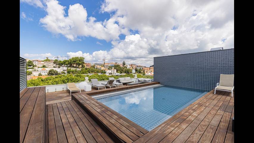 Apartamento de férias para 2 pessoas, com Varanda e Terraço e ainda Piscina em 