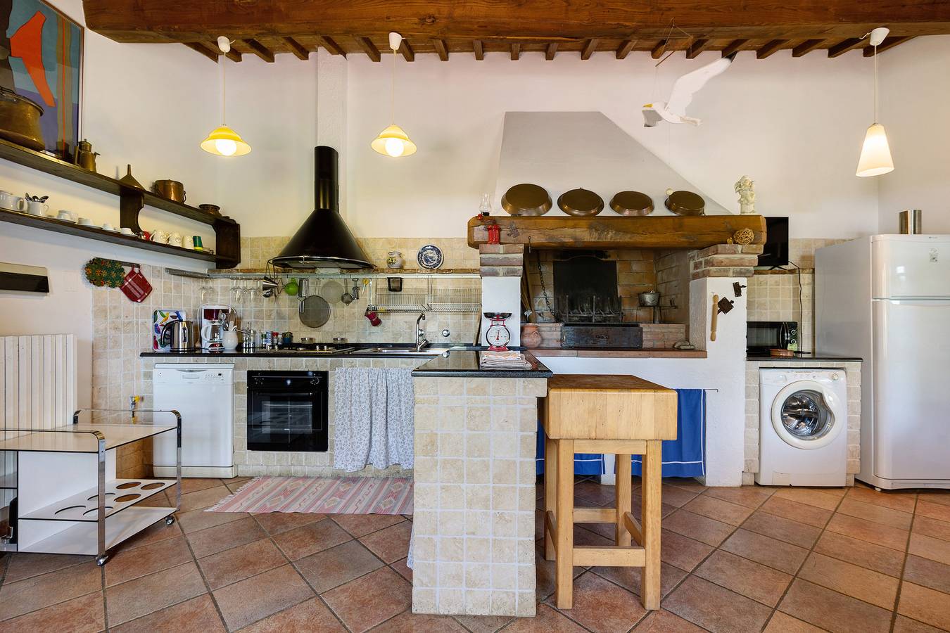 'La Ripa - Hauptwohnung' mit Gemeinschaftspool und Wlan in San Gimignano, Siena Provinz