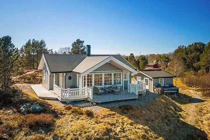 Ferienhaus für 4 Personen, mit Garten, mit Haustier