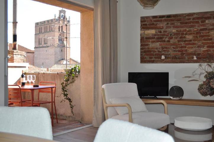 Appartement de vacances pour 6 personnes, avec vue et terrasse