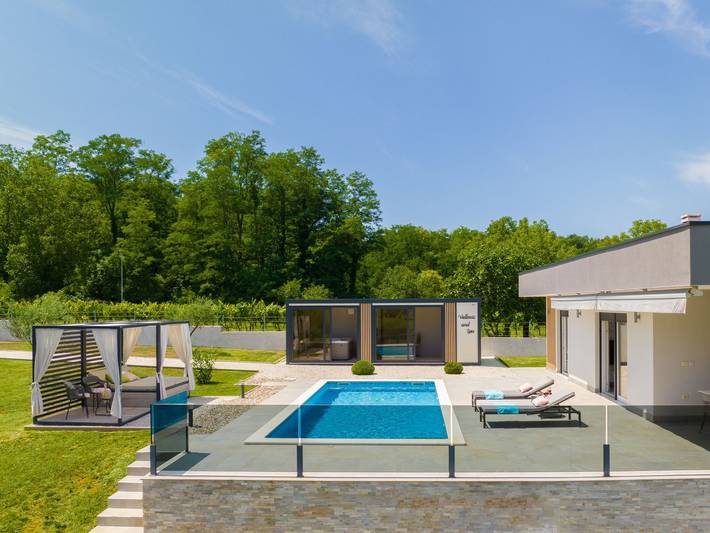 Ferienhaus für 2 Personen, mit Garten und Sauna sowie Terrasse