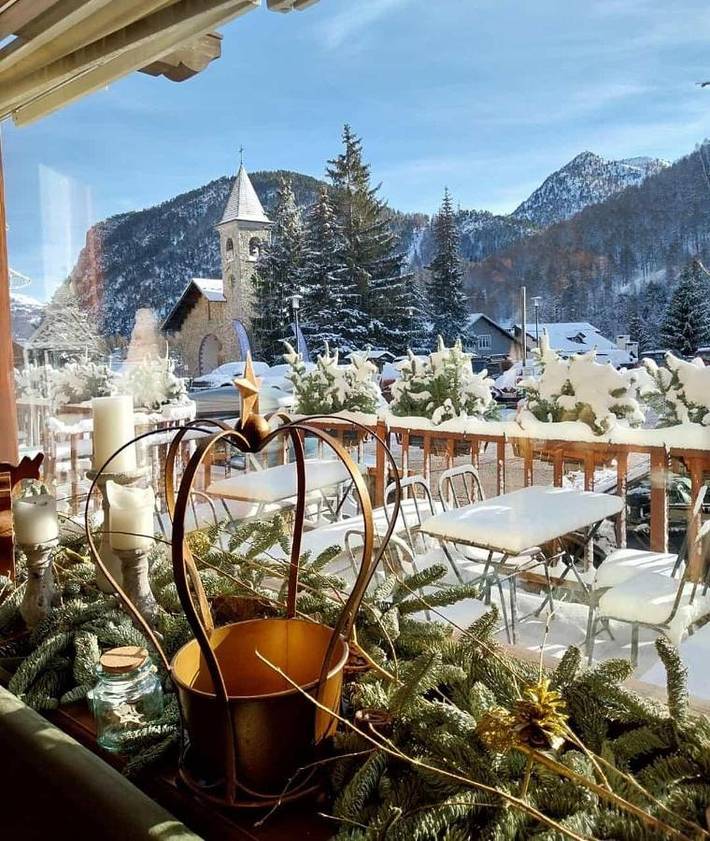 Hôtel pour 2 personnes, avec Balcon ainsi que Terrasse et Vue à Claviere