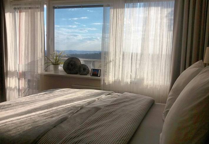 Gîte pour 4 personnes, avec jardin et vue, animaux acceptés à Zlín