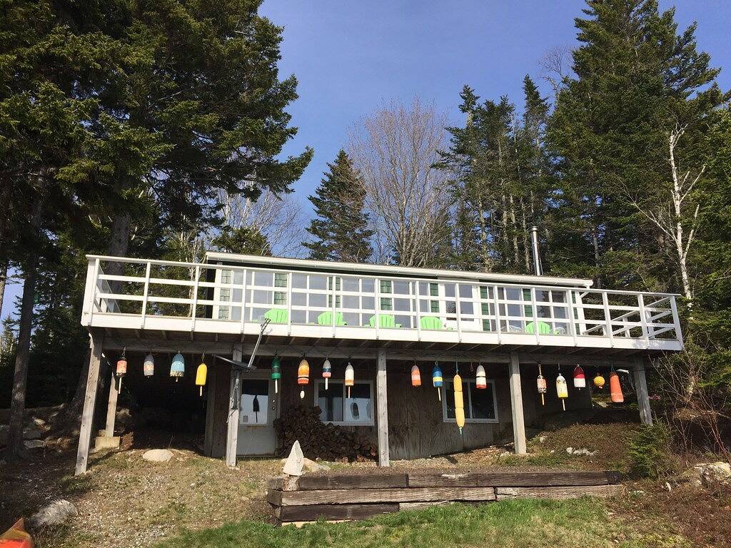 Oceanfront Retreat in Dyers Bay mit atemberaubenden Sonnenuntergängen in Washington County (Maine)