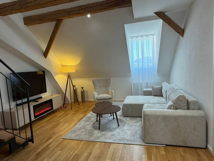 Ferienwohnung für 4 Personen, mit Balkon und Garten