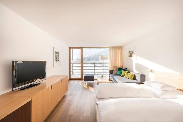 Ferienhaus für 3 Personen, mit Balkon und Pool sowie Garten in Au - 4