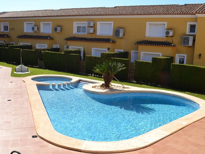 Apartamento para 4 personas, con piscina y jardín en Els Poblets