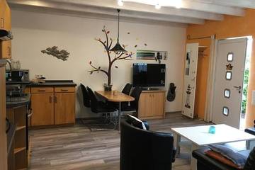 Ferienwohnung für 4 Personen, mit Terrasse und Sauna sowie Garten in Ayl