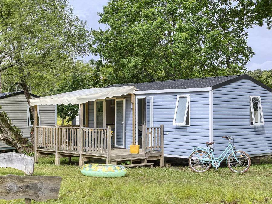 Camping Romanée - La Belle Henriette - Mobilhome 4 personnes - Confort 3 Pièces 4 Personnes + Tv in La Tranche-sur-Mer, Vendée