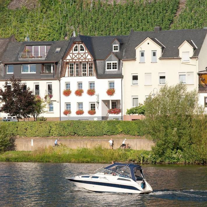 Ferienwohnung für 2 Personen, mit Terrasse und Ausblick in Zell (Mosel)