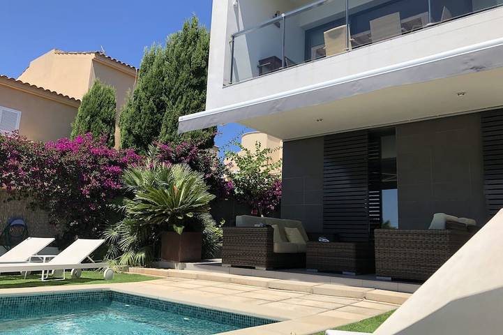Ferienhaus für 6 Personen, mit Balkon und Garten in Cala Magrana