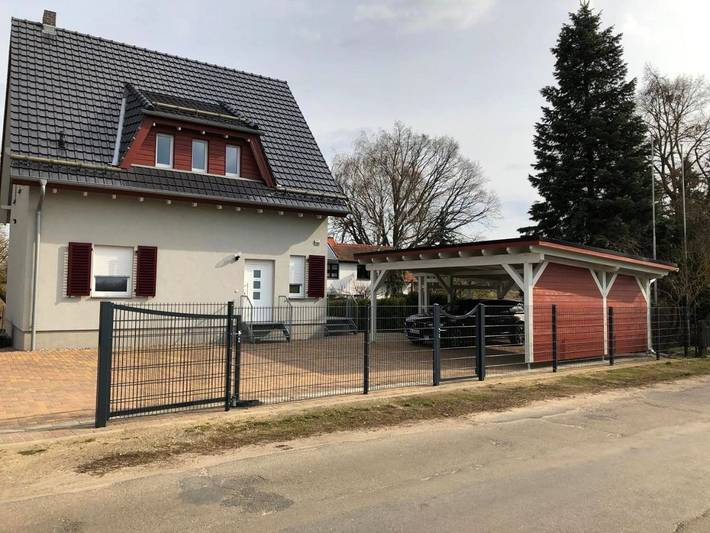 Ferienhaus für 6 Personen, mit Terrasse und Garten sowie Sauna und Ausblick in Angermünde