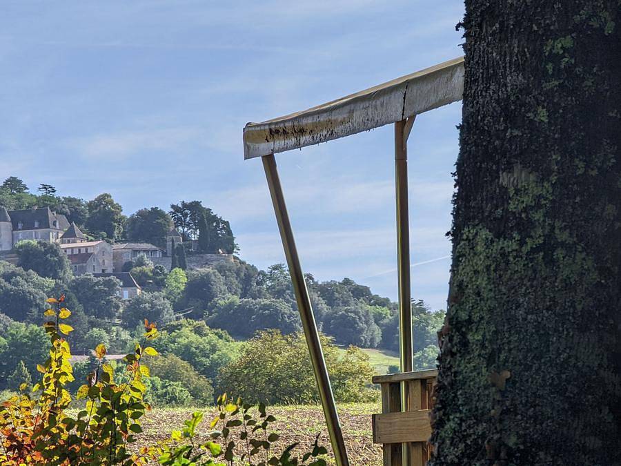 Camping Dordogne Les Cinq Châteaux - Safarizelt 5 personen - Insolite Lodge ohne Sanitäranlagen in Allas-les-Mines, Périgord Noir