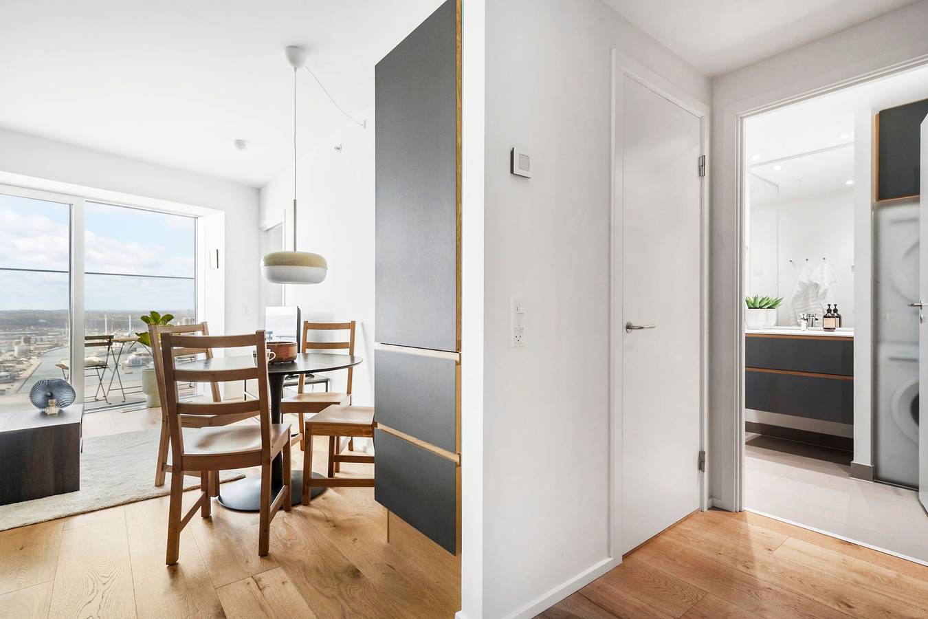 Ganze Wohnung, Ferienwohnung für 2 Personen mit Seeblick in Aarhus, Aarhus und Umgebung