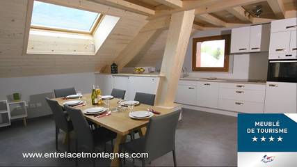 Maison de campagne pour 8 personnes, avec balcon et jardin à Faverges