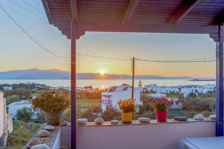 Appartement de vacances pour 4 personnes, avec Balcon ainsi que Terrasse et Vue