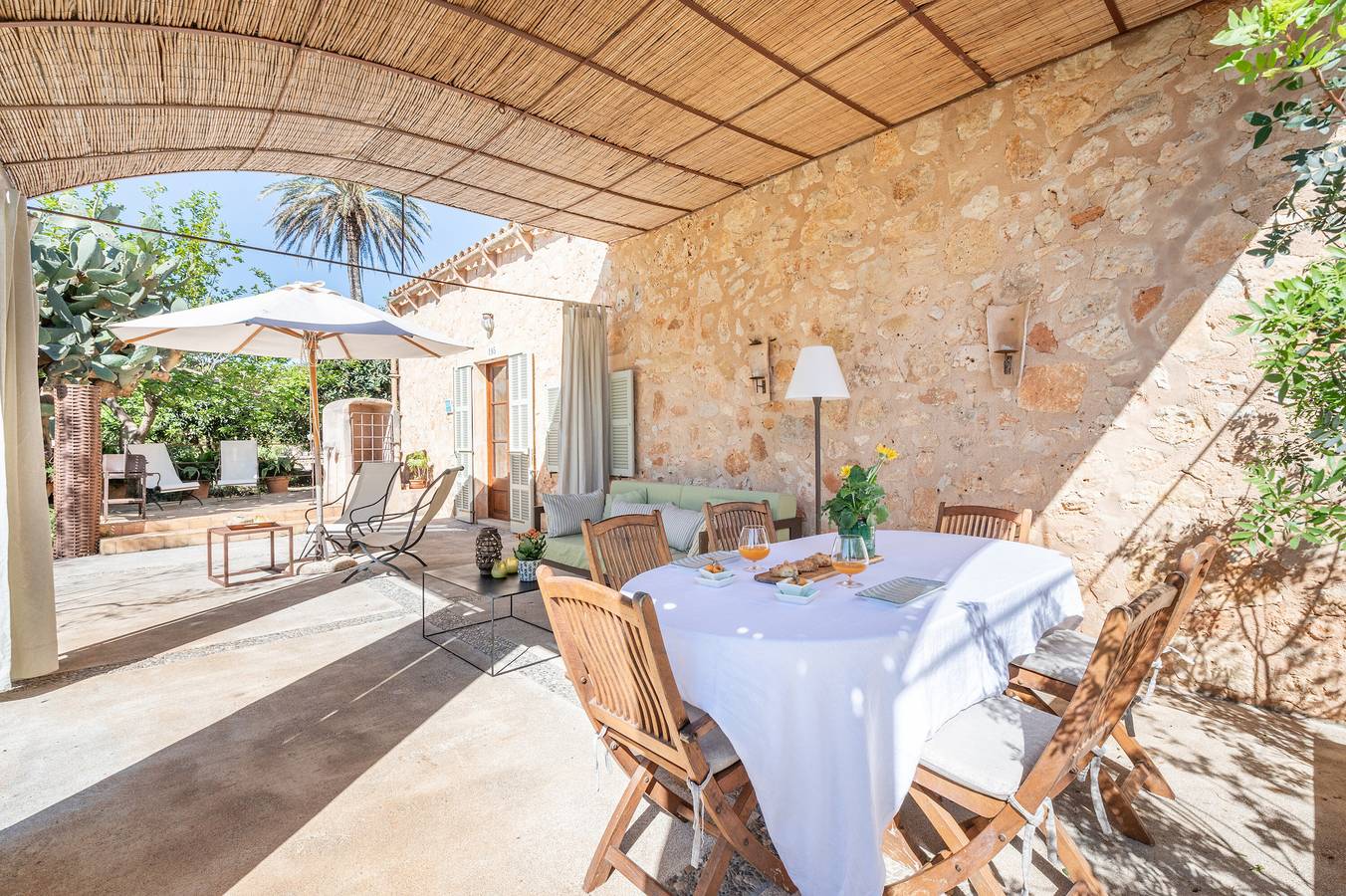 Villa 'Es Lledoner 2' mit Bergblick, Gemeinschaftspool und Wlan in Felanitx, Mallorca Süden