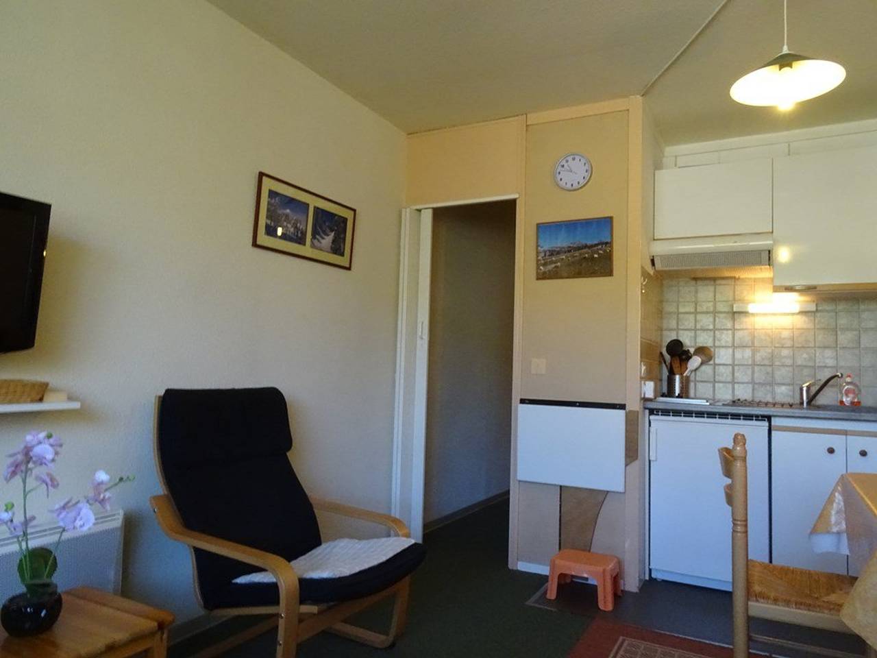 Appartement entier, Studio 6 pers avec casier à skis, proche pistes in La Pierre Saint-Martin, Arette