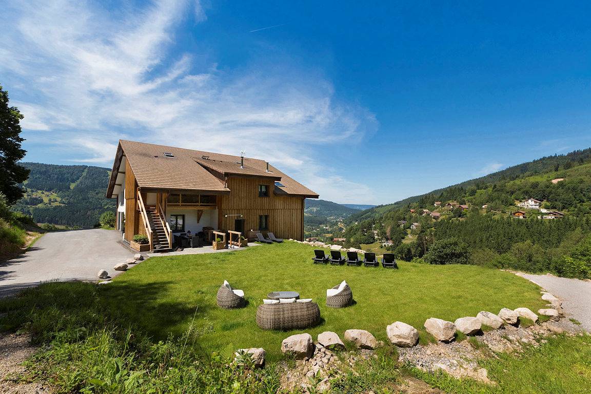 Etoile des neiges, Chalet Bellevue, espace Bien-Être, piscine in Ventron, Parc naturel régional des Ballons des Vosges