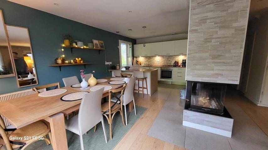 Gîte pour 6 personnes, avec terrasse et vue dans Saint-Bernard du Touvet