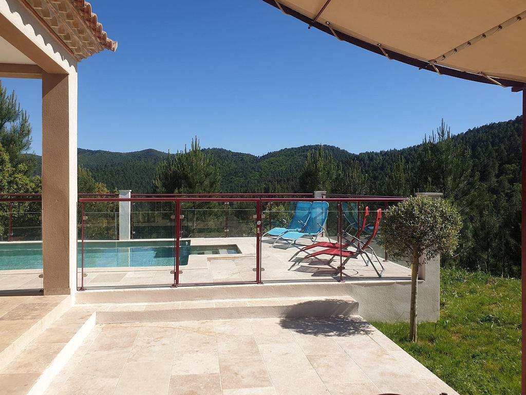 Villa Les Cigales avec "piscine privée" au cœur des Cévennes in Chamborigaud, Parc national des Cévennes