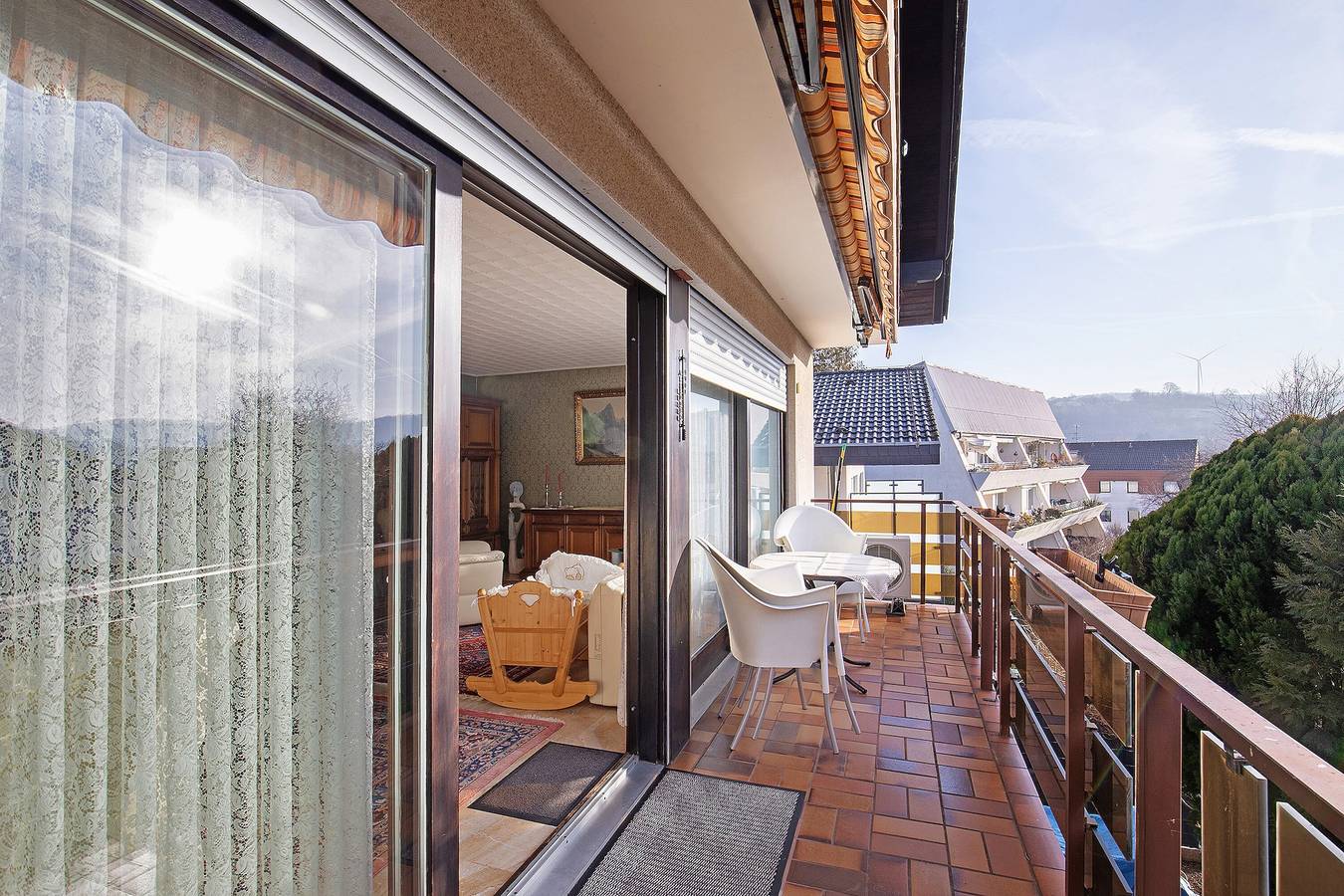 Ganze Wohnung, Apartment „Omas volle Hütte“ mit Bergblick, privater Terrasse und Wlan in Mühltal, Südhessen