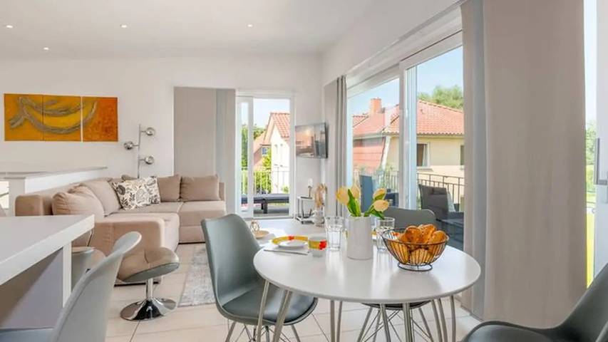 Ferienwohnung für 3 Personen, mit Garten