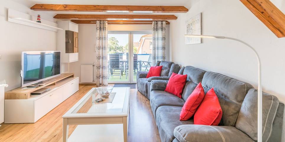 Ganze Wohnung, "Holstenterrasse": Große Ferienwohnung für 6 Personen im Zentrum. in Hafen Büsum, Büsum