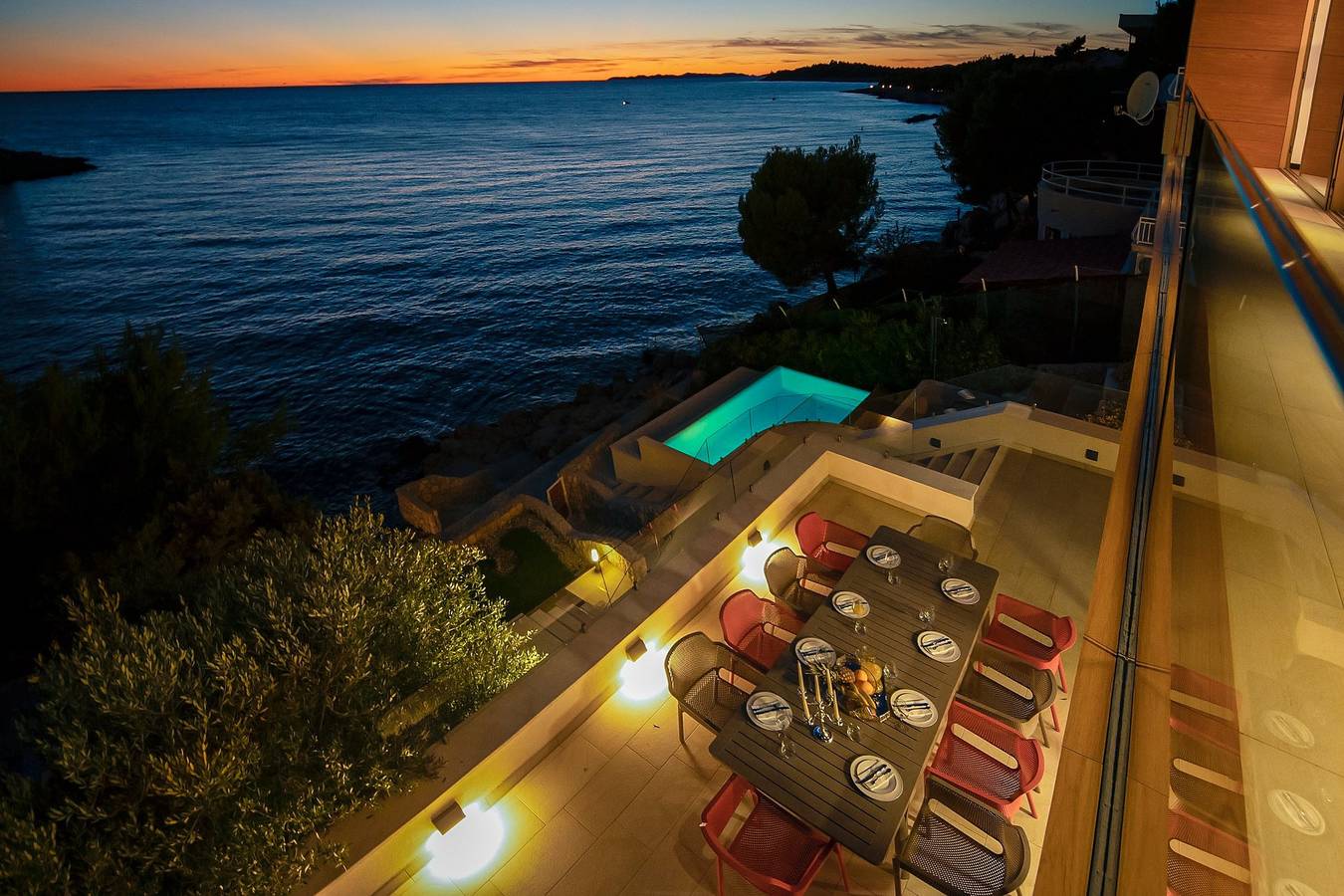 Luxury Primosten Villa | 5 Bedrooms | Villa Magistrala Seafront | Private Beach Area & Amazing Sea Views in Primosten, Šibenik-Knin